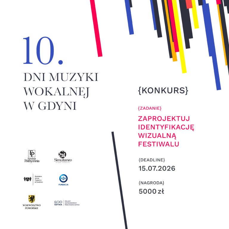 10. Dni Muzyki Wokalnej – konkurs graficzny